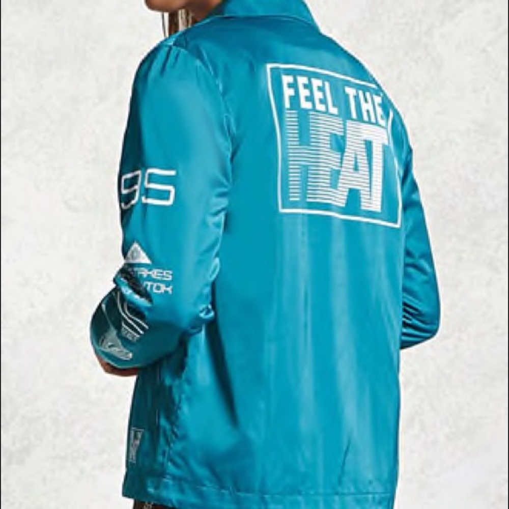 blue coach jacket